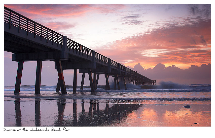Click to purchase: Sunrise at the Jacksonville Beach Pier